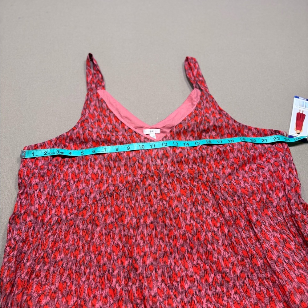 Joie Limited Edition V-Neck Ladies Maxi Tiered Skirt Red Dress - Picture 8 of 9
